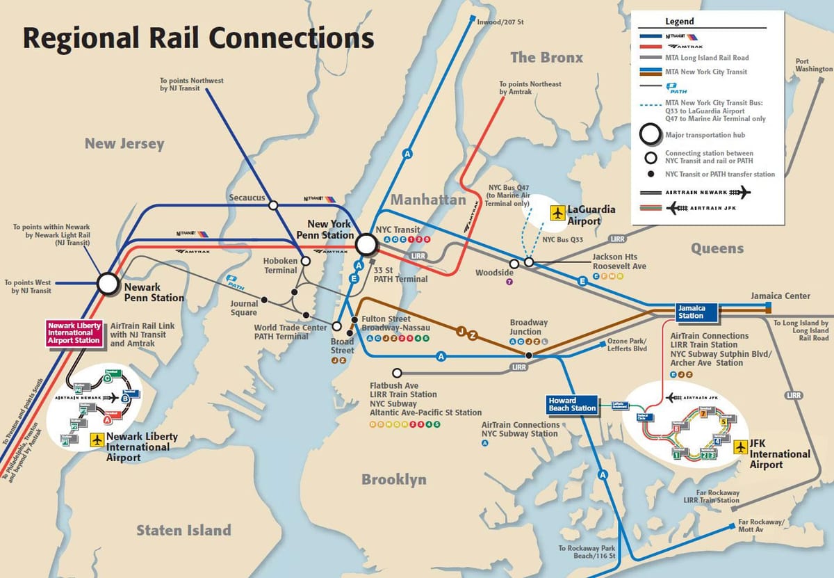 Jfk-a do Manhattana karti metro