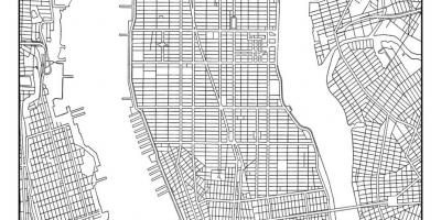 Kartica Manhattan grid