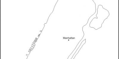 Prazna kartica Manhattan